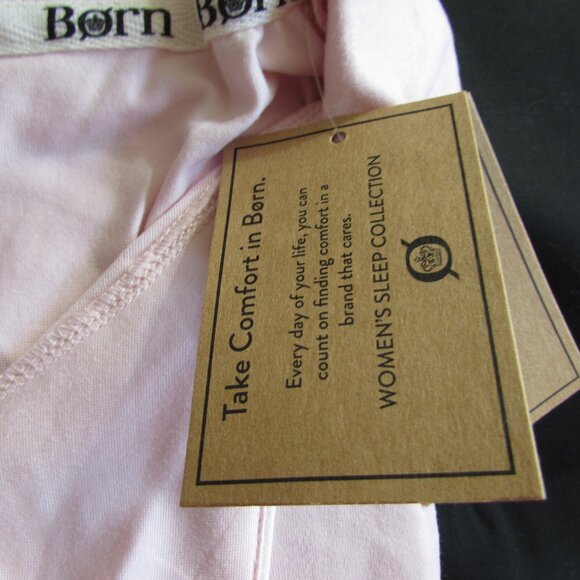 Woman's Born Sleep Wear PJs Set Light Pink Pajamas 3/4 Sleeve Top & Pants Sz XL - Picture 4 of 16